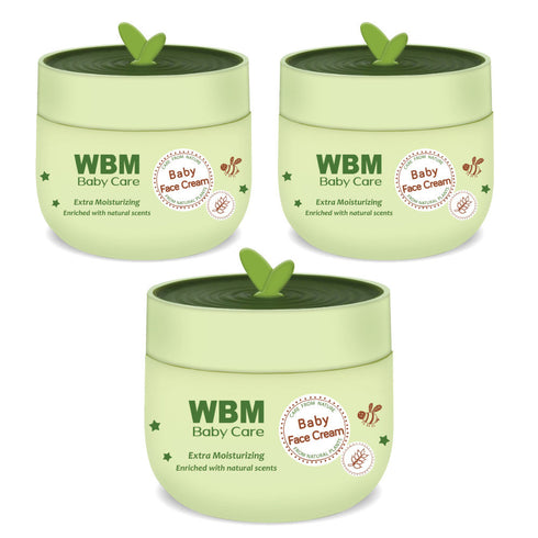 Baby Face Cream - 1.76 oz |3 Pack | WBM BABY CARE